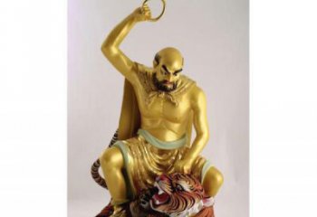 寺廟伏虎羅漢佛像廠家 鑄銅羅漢佛像銅雕