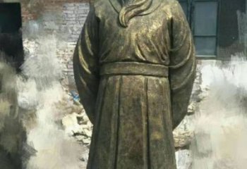 青銅包拯神像廠家 仿古包青天神像銅雕