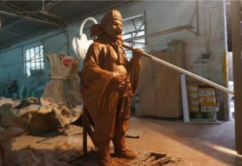 仿古豬八戒神像廠家 鑄銅西游記人物銅雕