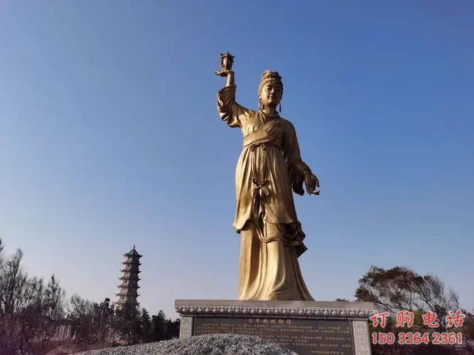 鑄銅媽祖神像廠家 黃銅神像銅雕