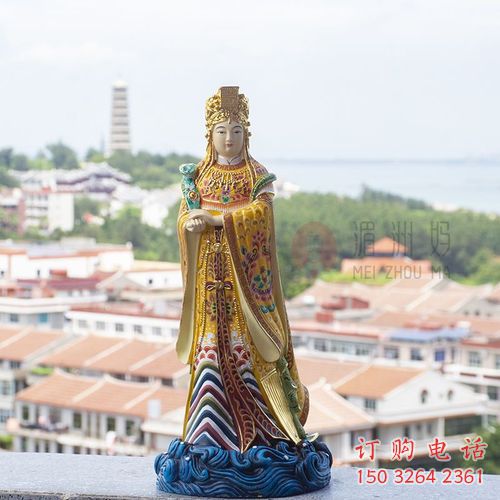 紫銅媽祖神像廠家 神像銅雕