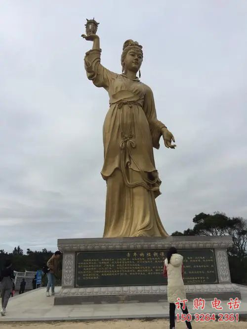 青銅媽祖神像廠家 仿古神像銅雕