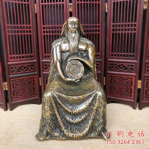 仿古伏羲神像廠家 鑄銅神像銅雕