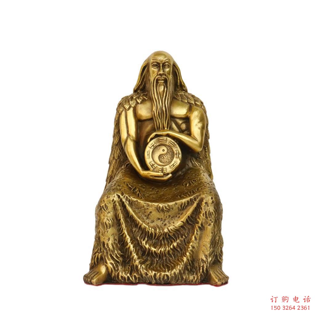紫銅伏羲神像廠家 神像銅雕