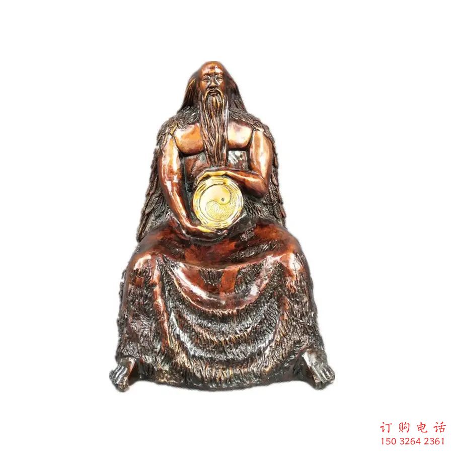廣場伏羲神像廠家 廣場神像銅雕