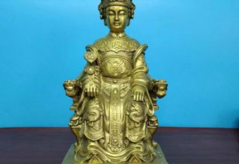 仿古媽祖神像廠家 鑄銅神像銅雕