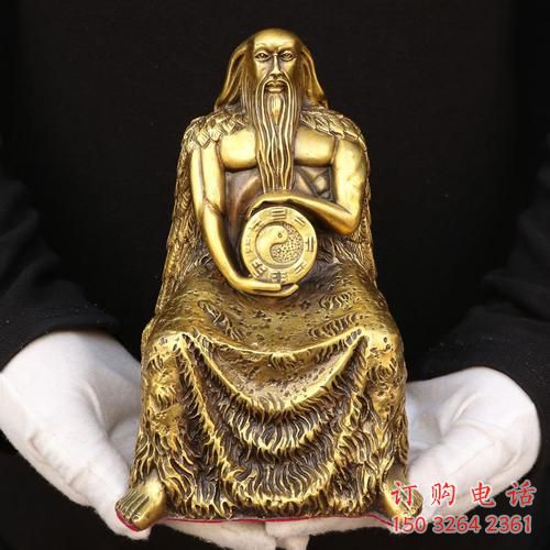 青銅伏羲神像 仿古神像銅雕廠家