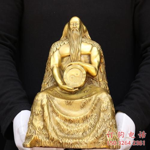 寺廟伏羲神像 鑄銅神像銅雕廠家