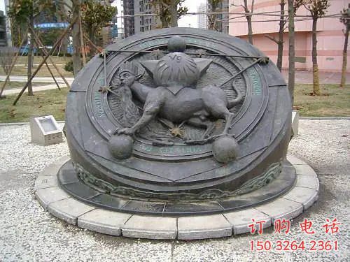 黃銅十二星座神像廠家 寺廟神像銅雕