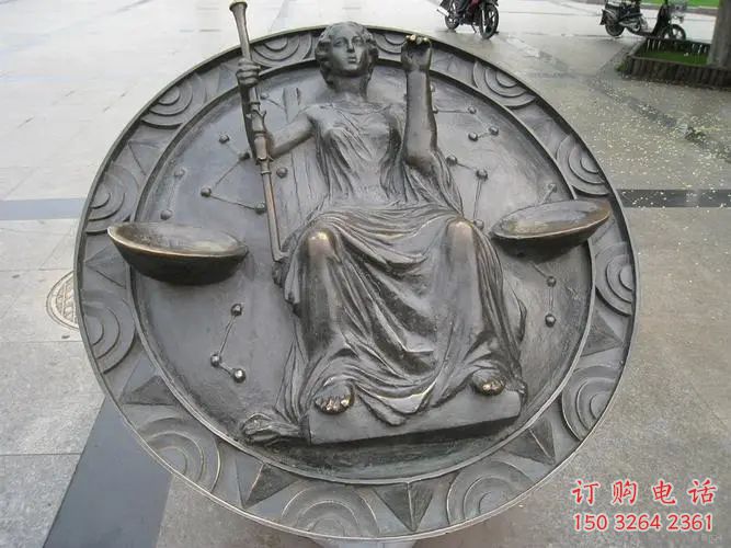 抽象十二星座神像廠家 紫銅神像銅雕