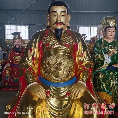佛教真武大帝神像廠家 佛教神像銅雕