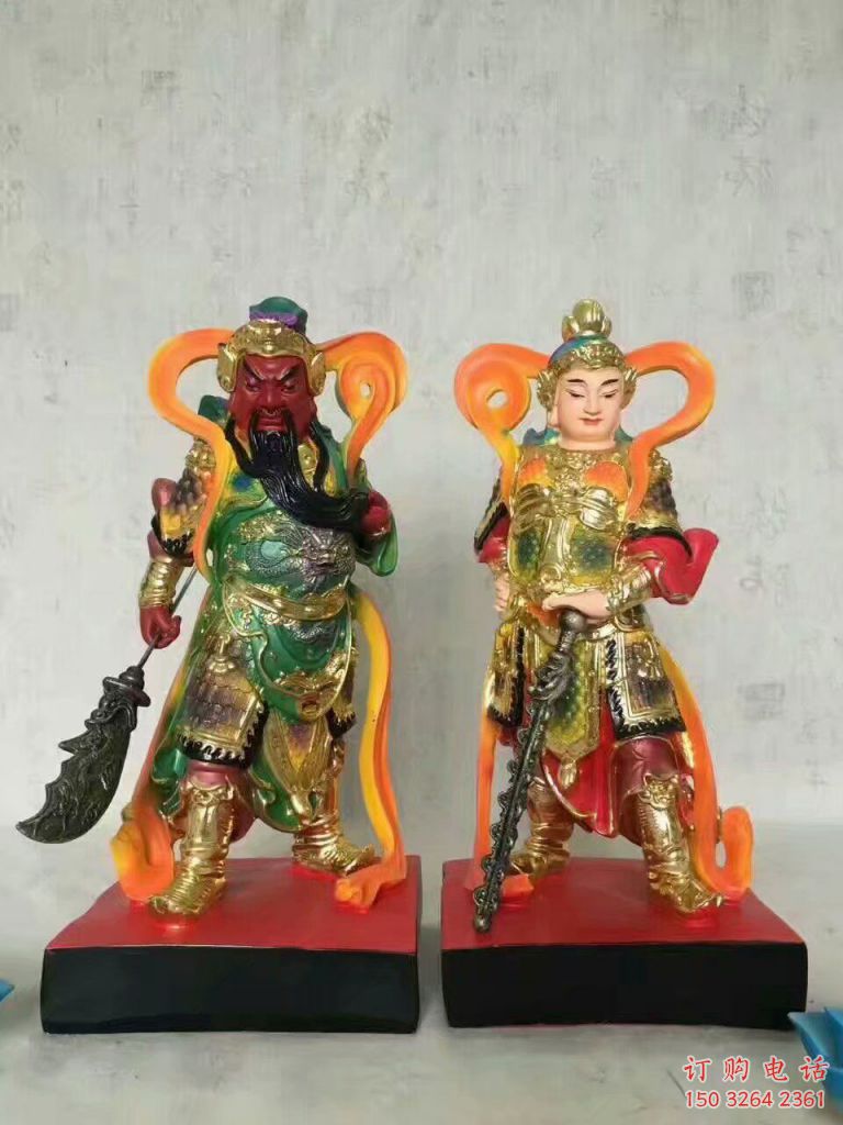 鑄銅韋陀神像廠家 黃銅神像銅雕