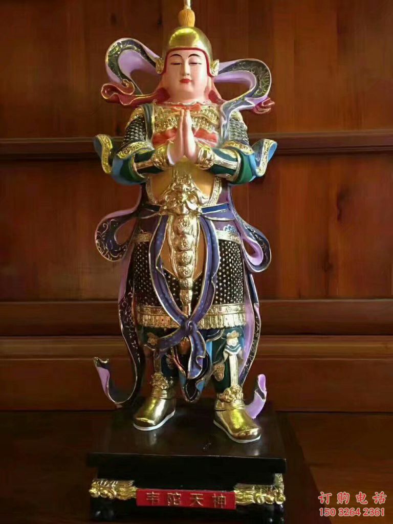 仿古韋陀神像廠(chǎng)家 鑄銅神像銅雕