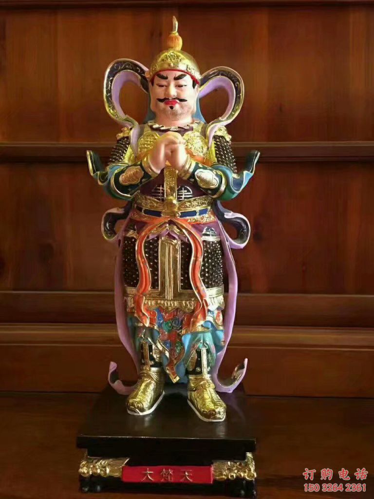 寺廟韋陀神像廠家 鑄銅神像銅雕
