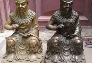 紫銅伏羲神像 神像銅雕廠家