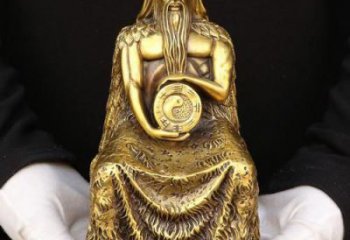 青銅伏羲神像 仿古神像銅雕廠家