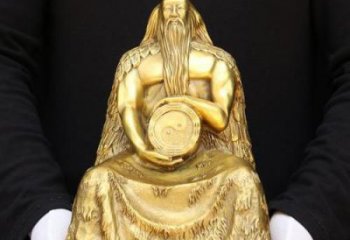 寺廟伏羲神像 鑄銅神像銅雕廠家