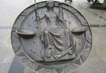 抽象十二星座神像廠家 紫銅神像銅雕