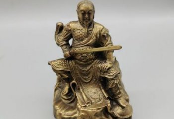 家居真武大帝神像廠家 神像銅雕