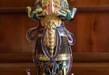 仿古韋陀神像廠家 鑄銅神像銅雕