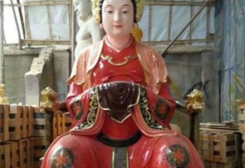青銅王母娘娘神像廠家 仿古王母像神像銅雕
