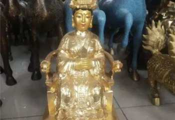 佛教王母娘娘神像廠家 佛教王母像神像銅雕