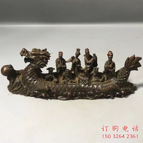 鑄銅八仙過海神像廠家 黃銅神像銅雕