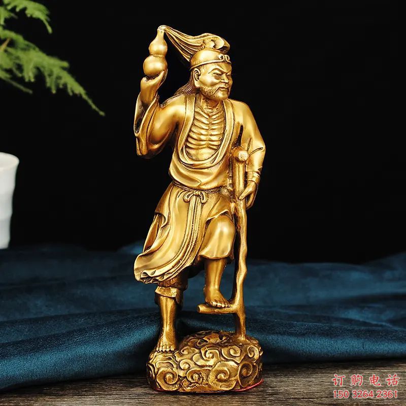 青銅八仙過(guò)海神像廠家 仿古神像銅雕