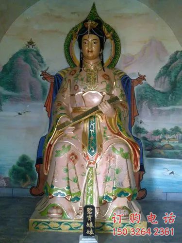 鑄銅三霄神像廠家 黃銅神像銅雕
