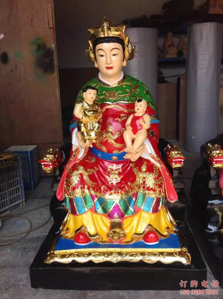 佛教三霄神像廠家 佛教神像銅雕