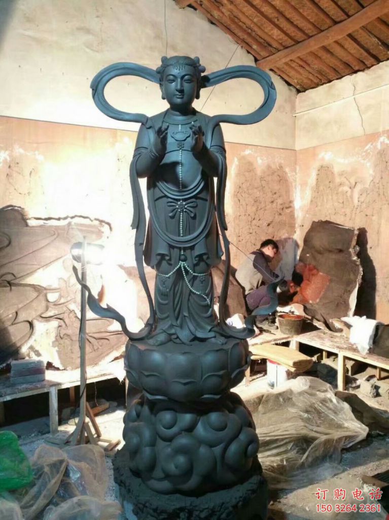 家居童男童女神像廠家 神像銅雕