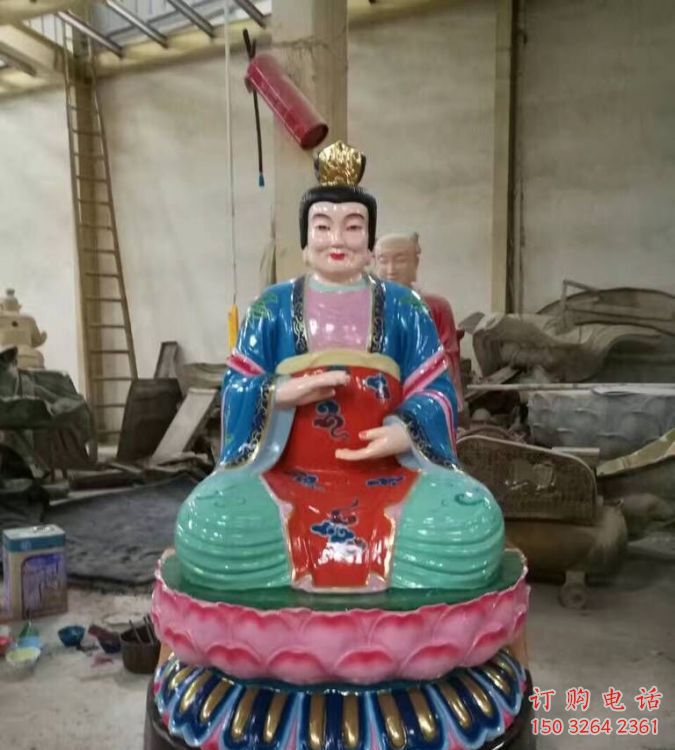 鑄銅老母神像廠家 黃銅神像銅雕