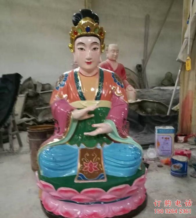 青銅老母神像廠家 仿古神像銅雕