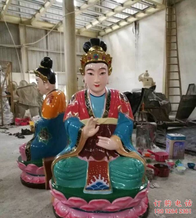 寺廟老母神像廠家 鑄銅神像銅雕