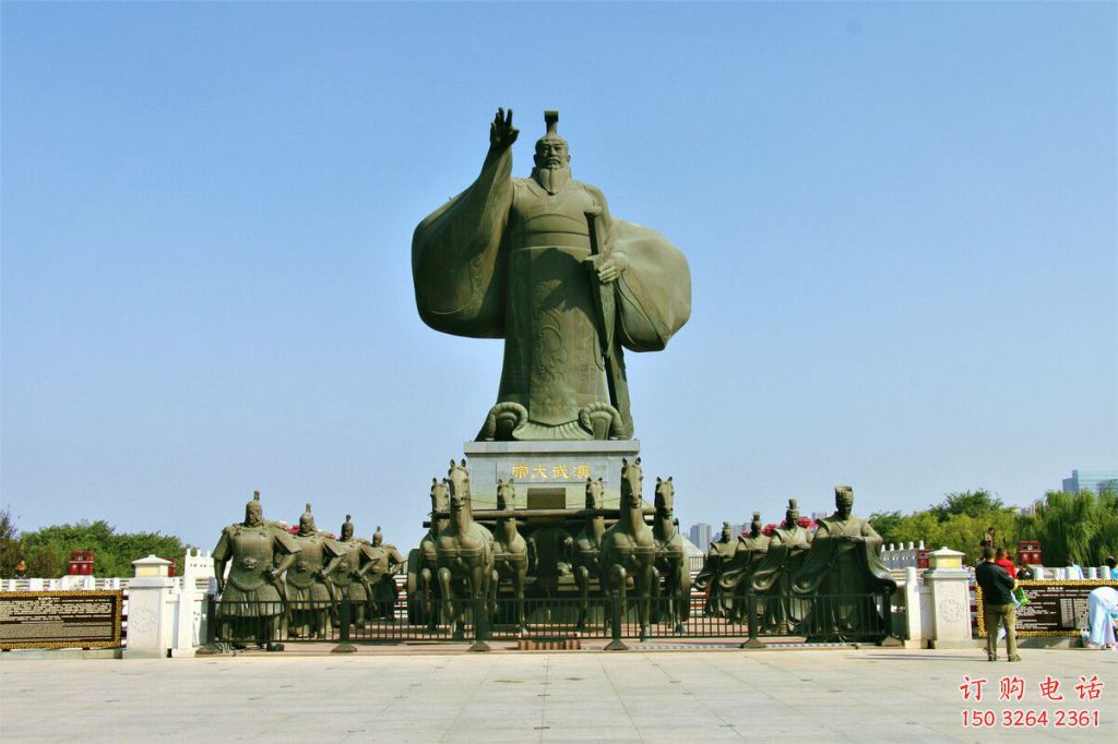 漢武大帝神像廠家 神像銅雕