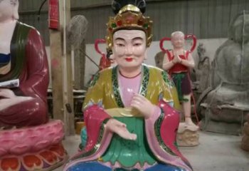 紫銅老母神像廠家 神像銅雕