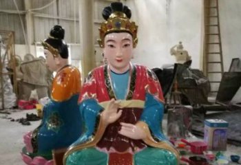 寺廟老母神像廠家 鑄銅神像銅雕