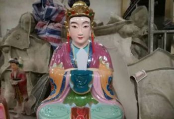 彩繪老母神像廠家 紫銅神像銅雕