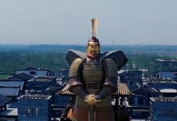 寺廟漢武大帝神像廠家 鑄銅神像銅雕