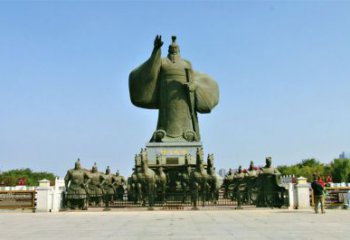 漢武大帝神像廠家 神像銅雕