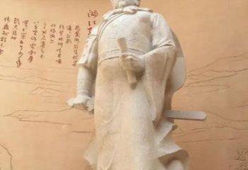岳飛銅雕廠家 抽象岳飛像銅雕