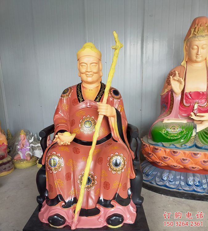 寺廟土地爺神像廠家 鑄銅神像銅雕