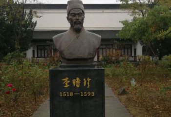 公園中醫(yī)銅雕廠家 街頭李時珍銅雕