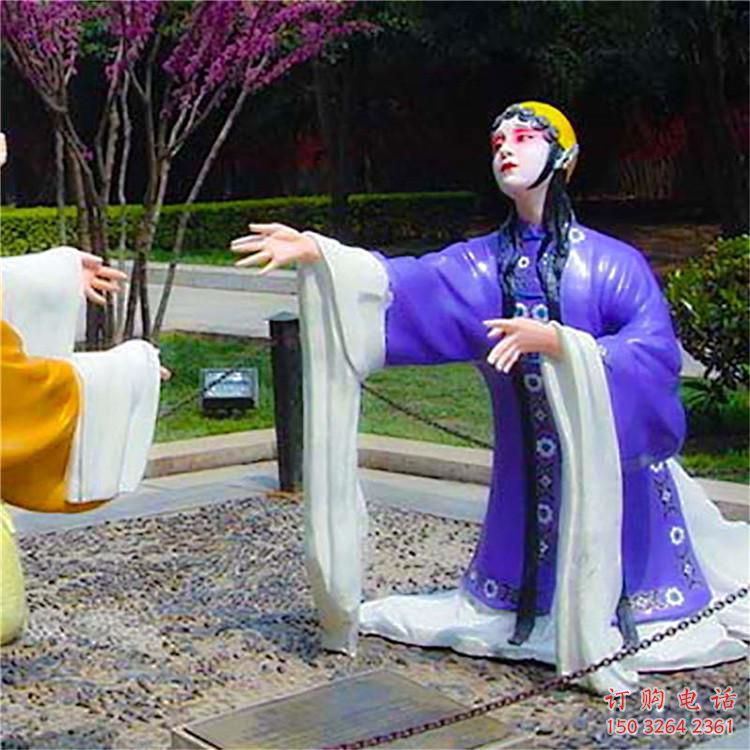 街頭京劇銅雕廠家 城市銅雕制作