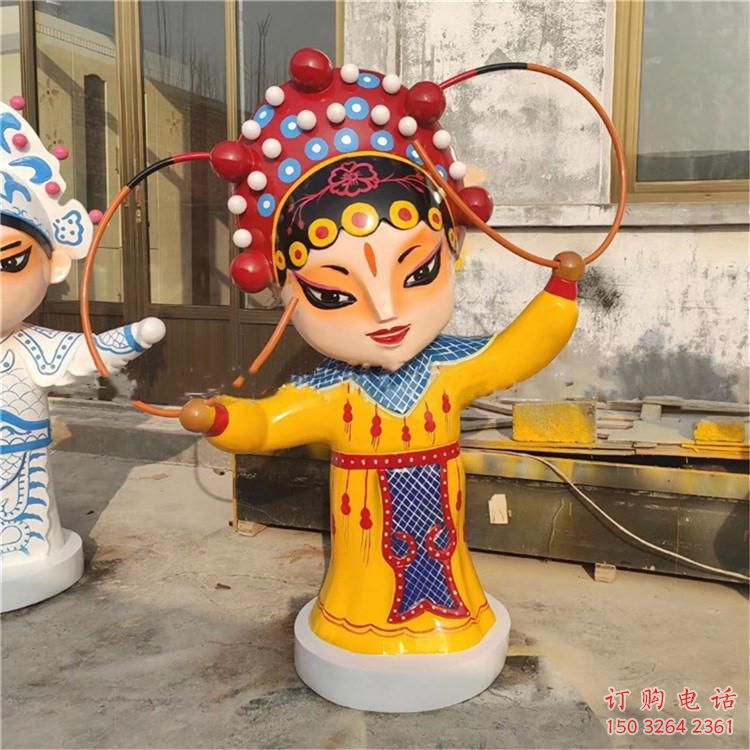 京劇銅雕廠家 黃銅銅雕制作加工