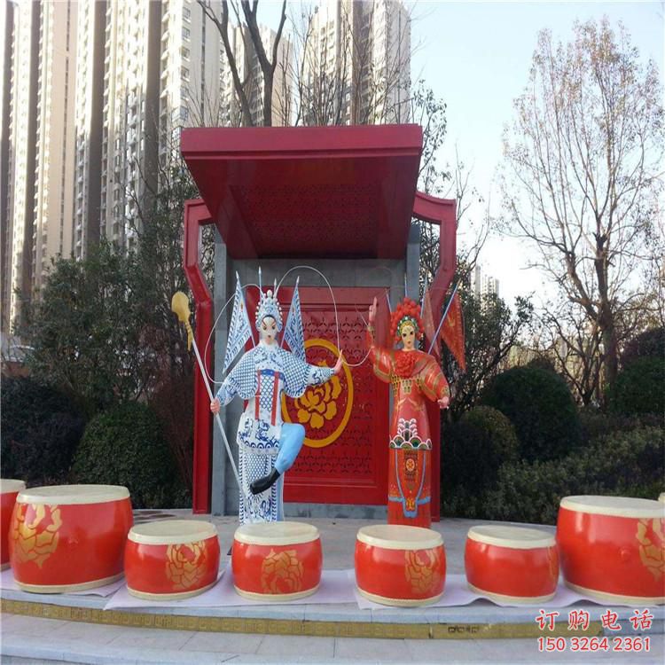 青銅京劇銅雕工廠 公園銅雕價(jià)格