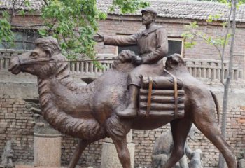 青銅絲綢之路銅雕廠 公園銅雕生產(chǎn)