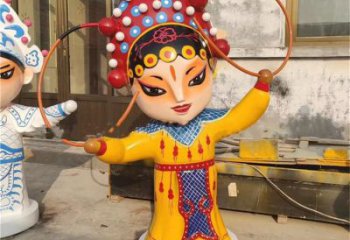 京劇銅雕廠家 黃銅銅雕制作加工