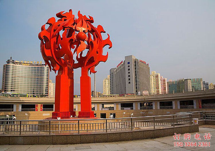 火炬銅雕 公園廣場景觀銅雕制作