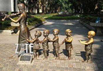嬰兒銅雕 公園小孩銅雕廠家 青銅材質(zhì)人物